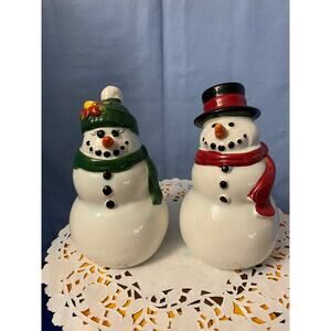 Publix 2006 Holiday Snowmen S & P Shakers